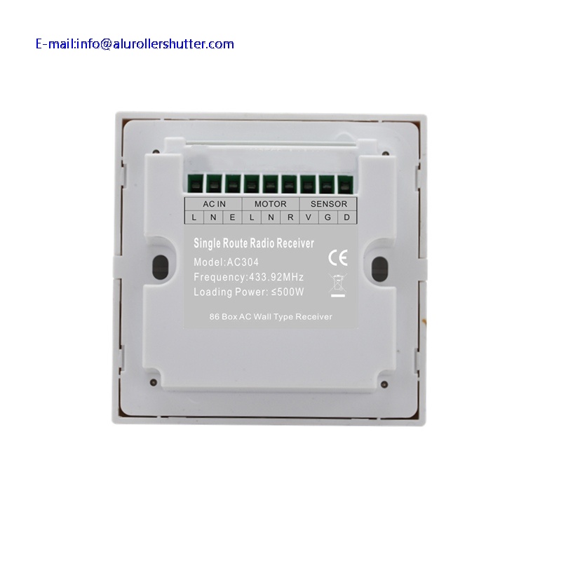 AC304 86 Size Wall type Receiver for AC Tubular Motor