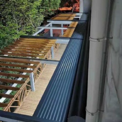Horizontal Aluminium roller shutter for outdoor roof