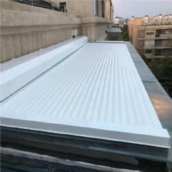 Horizontal Aluminium rolling shutter for outdoor roof
